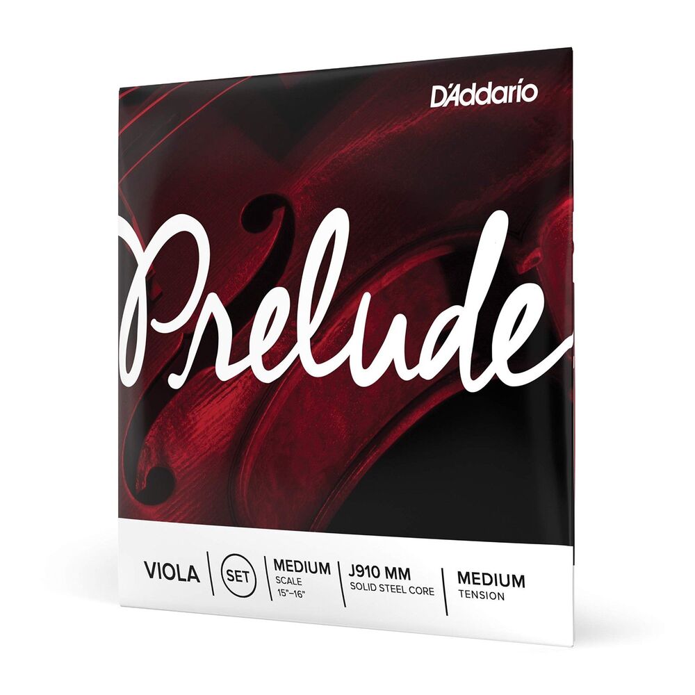 D'Addario Prelude Viola String Set, Sealed Pouch to Prevent Corrosion (1 Set)